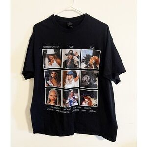 Beyonce Cowboy Carter Tour Shirt‎ Printed